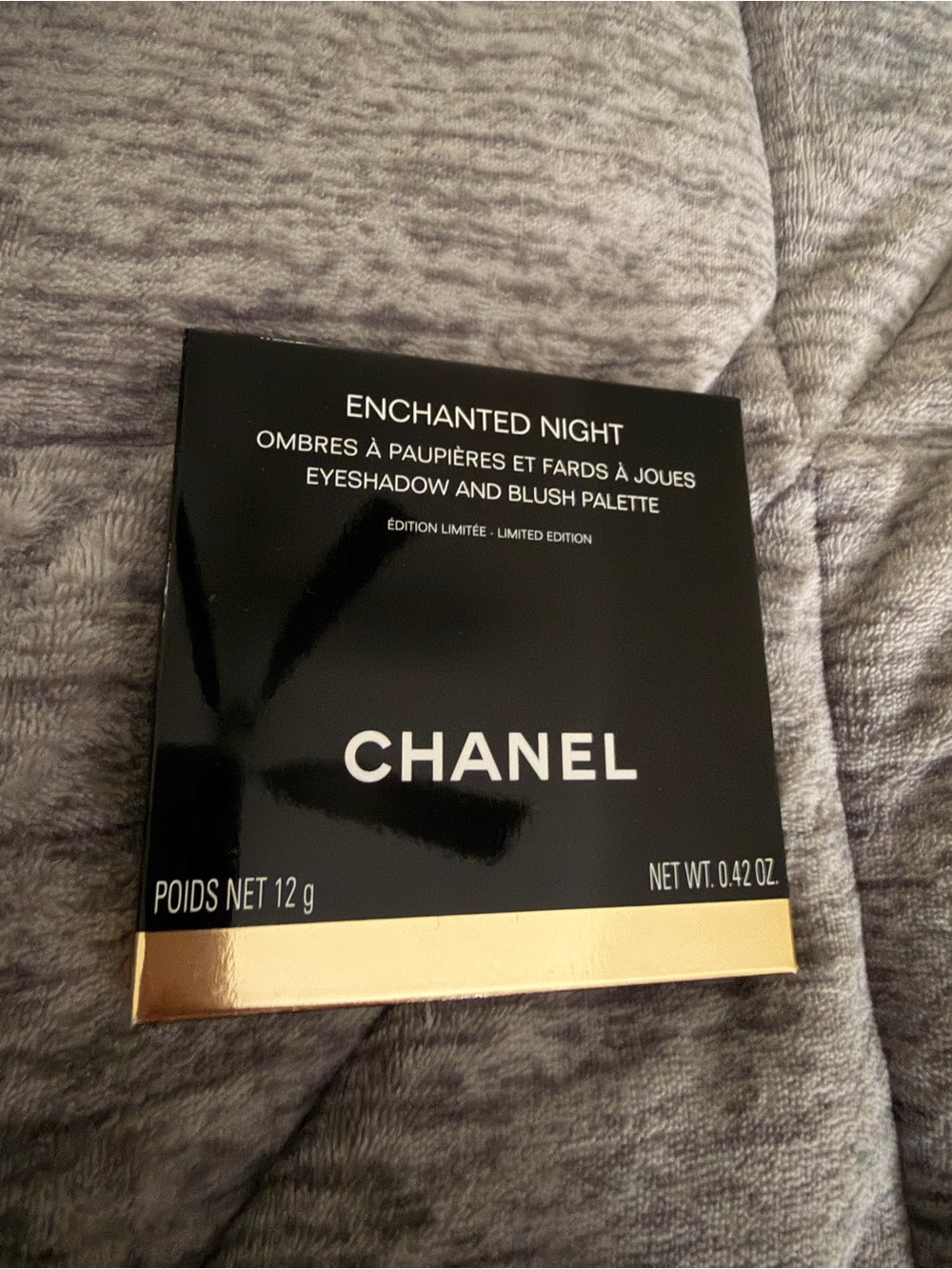 CHANEL Enchanted Night Eyeshadow and Blush Palette - Black & Gold